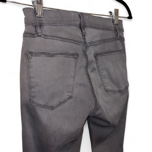 FRAME Le High Skinny Jeans Light Grey High Rise Size 25 - Picture 3 of 4